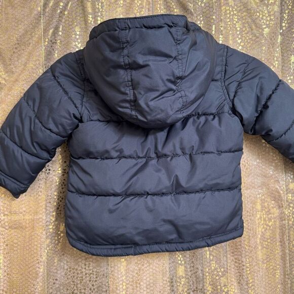 Old Navy Frost Free Navy Blue Winter Puffer Jacket Boys 18-24 Months - Picture 5 of 7